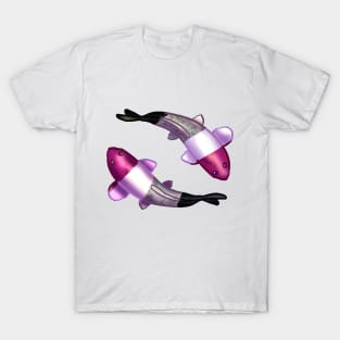 Asexual Pride Koi Fish T-Shirt